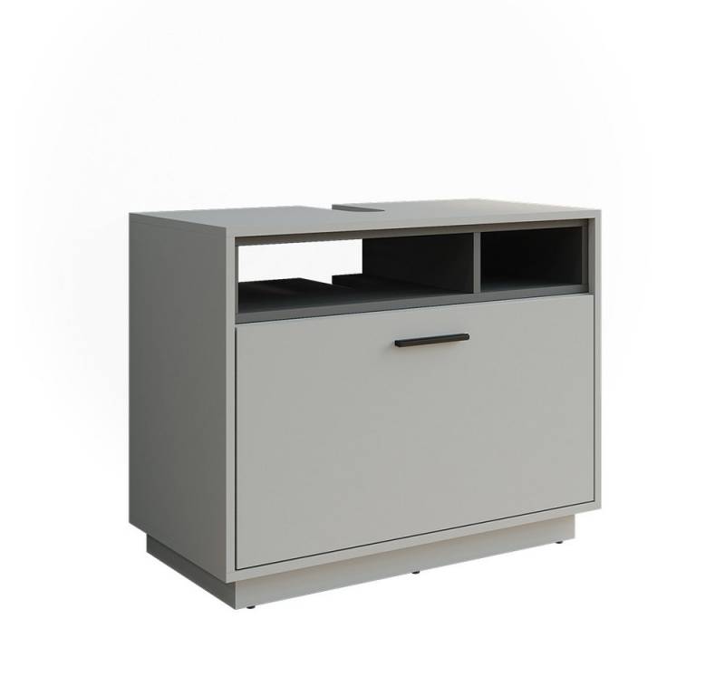 Vicco Waschbeckenunterschrank Beatrice, Grau/Anthrazit, 80 x 84.5 cm mit Schublade von Vicco