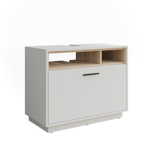 Vicco Waschbeckenunterschrank Beatrice, Weiß/Sonoma, 80 x 64 cm mit Schublade Vicco Waschbeckenunterschrank Beatrice, Weiß/Sonoma, 80 x 64 cm mit Schublade von Vicco
