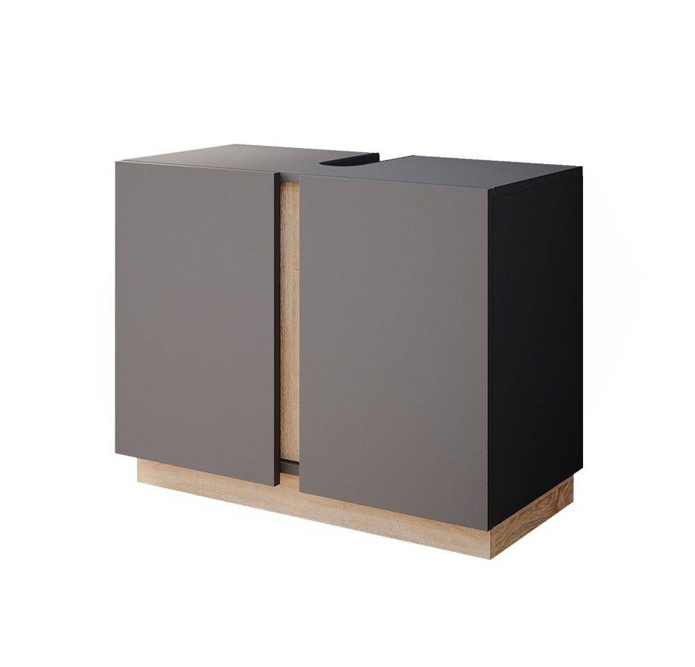 Vicco Waschbeckenunterschrank Gloria, Anthrazit/Sonoma, 70.4 x 55.5 cm mit 2 Türen Vicco Waschbeckenunterschrank Gloria, Anthrazit/Sonoma, 70.4 x 55.5 cm mit 2 Türen von Vicco