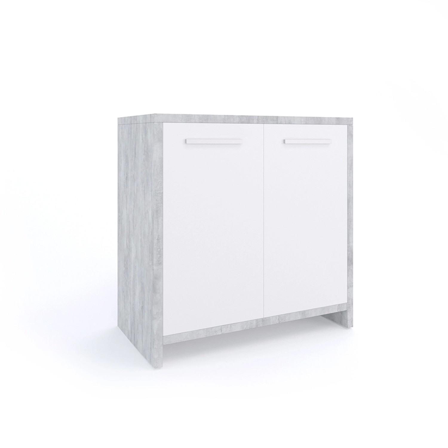 Vicco Waschbeckenunterschrank Kiko Beton/Weiß 58 x 60 cm Vicco Waschbeckenunterschrank Kiko Beton/Weiß 58 x 60 cm von Vicco