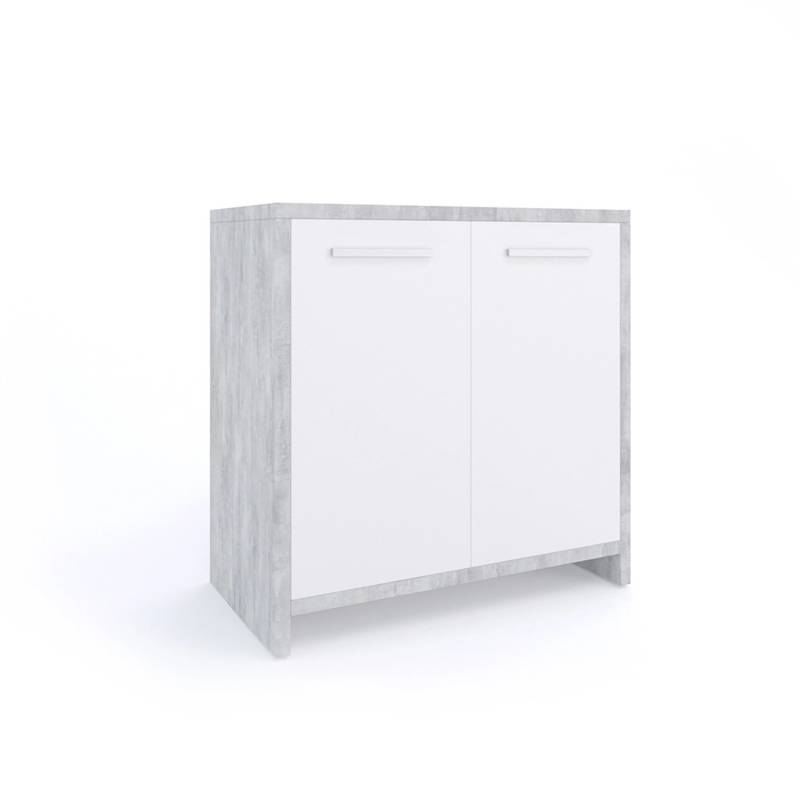 Vicco Waschbeckenunterschrank Kiko Beton/Weiß 58 x 60 cm Vicco Waschbeckenunterschrank Kiko Beton/Weiß 58 x 60 cm von Vicco
