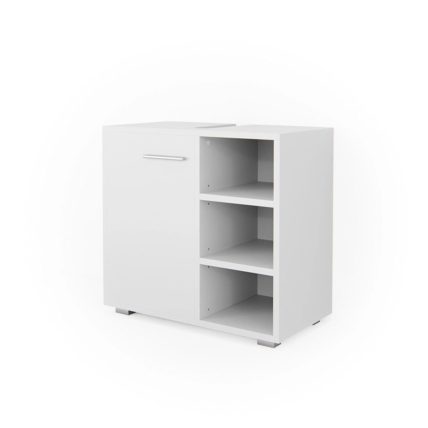 Vicco Waschbeckenunterschrank Perry Weiß 60 x 56 cm von Vicco