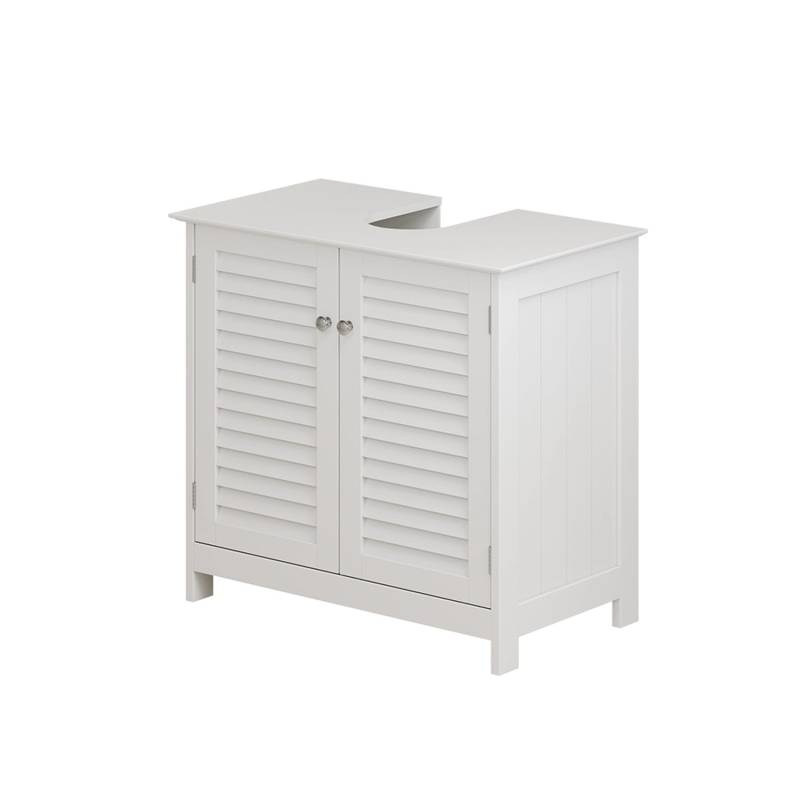 Vicco Waschbeckenunterschrank Riad Weiß 60 x 58 cm mit 2 Türen von Vicco