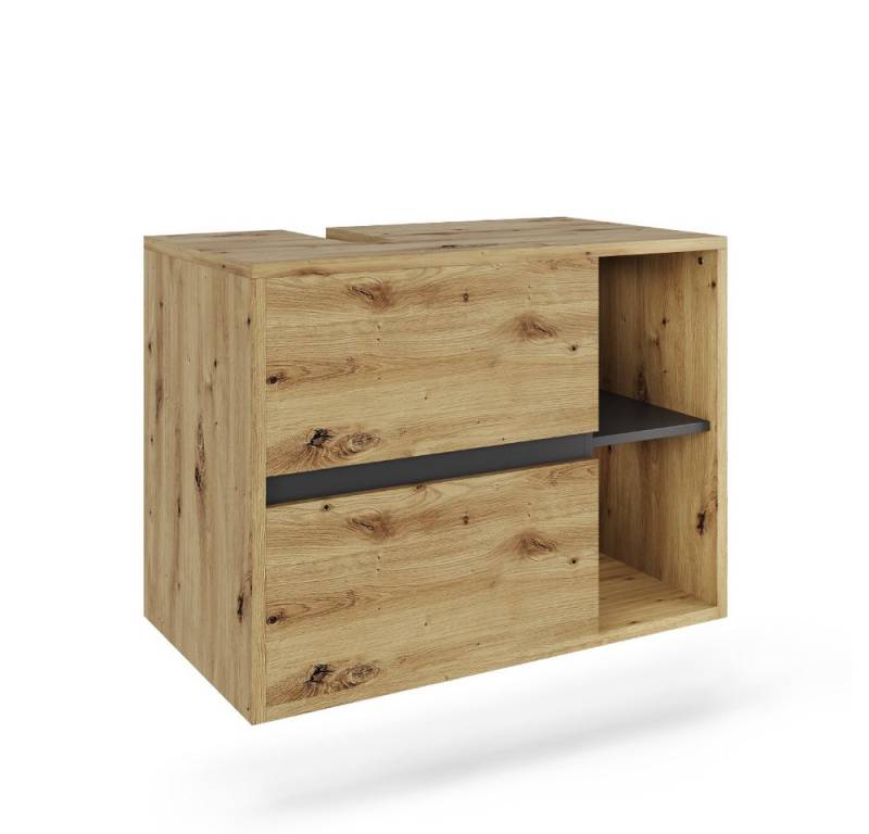 Vicco Waschbeckenunterschrank Viola, Artisan/Grau, 80 x 60 cm mit 2 Schubladen Vicco Waschbeckenunterschrank Viola, Artisan/Grau, 80 x 60 cm mit 2 Schubladen von Vicco