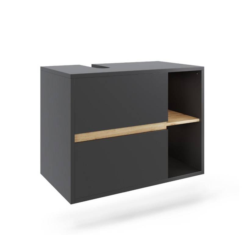 Vicco Waschbeckenunterschrank Viola, Grau/Artisan, 80 x 60 cm mit 2 Schubladen Vicco Waschbeckenunterschrank Viola, Grau/Artisan, 80 x 60 cm mit 2 Schubladen von Vicco