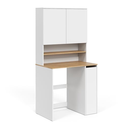 Vicco Waschmaschinenschrank Viktor, Weiß/Artisan, 93.6 x 88.2 cm 2 Teile mit Regal Vicco Waschmaschinenschrank Viktor, Weiß/Artisan, 93.6 x 88.2 cm 2 Teile mit Regal von Vicco