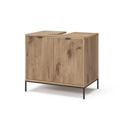 Vicco Waschtischunterschrank Viking Oak Eliza 70x63x45 cm - Badmöbel-Serie, Unterschrank- und Hängeschrank-Kombination Vicco Waschtischunterschrank Viking Oak Eliza 70x63x45 cm - Badmöbel-Serie, Unterschrank- und Hängeschrank-Kombination von Vicco