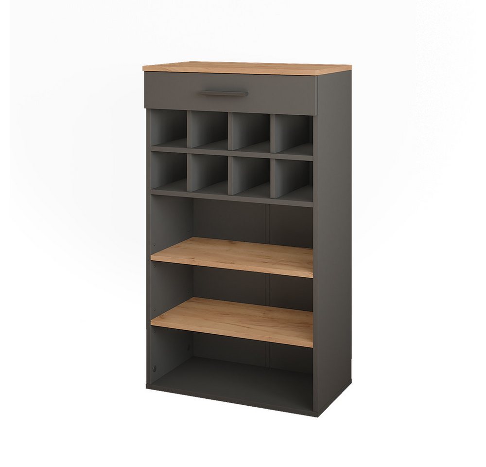 Vicco Weinregal Repose, Goldkraft Eiche/Anthrazit, 60 x 106 cm Vicco Weinregal Repose, Goldkraft Eiche/Anthrazit, 60 x 106 cm von Vicco