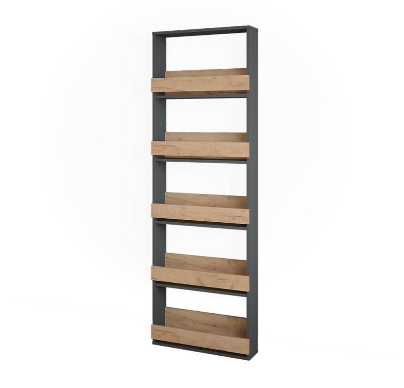 Vicco Weinregal Repose, Goldkraft Eiche/Anthrazit, 60 x 180 cm von Vicco