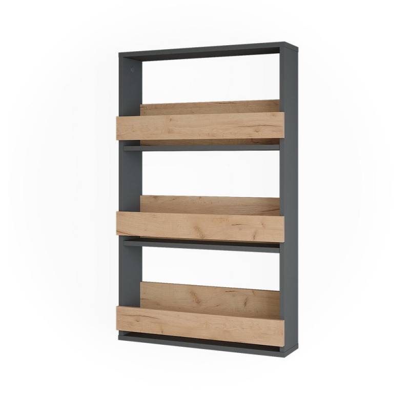 Vicco Weinregal Repose, Goldkraft Eiche/Anthrazit, 60 x 98 cm von Vicco