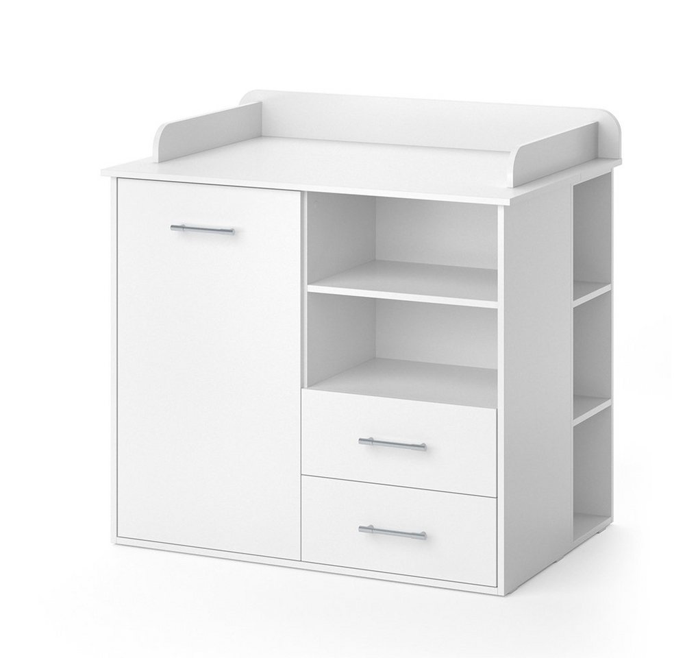 Vicco Wickelkommode Lea, Weiß, 102.2 x 102.5 cm von Vicco