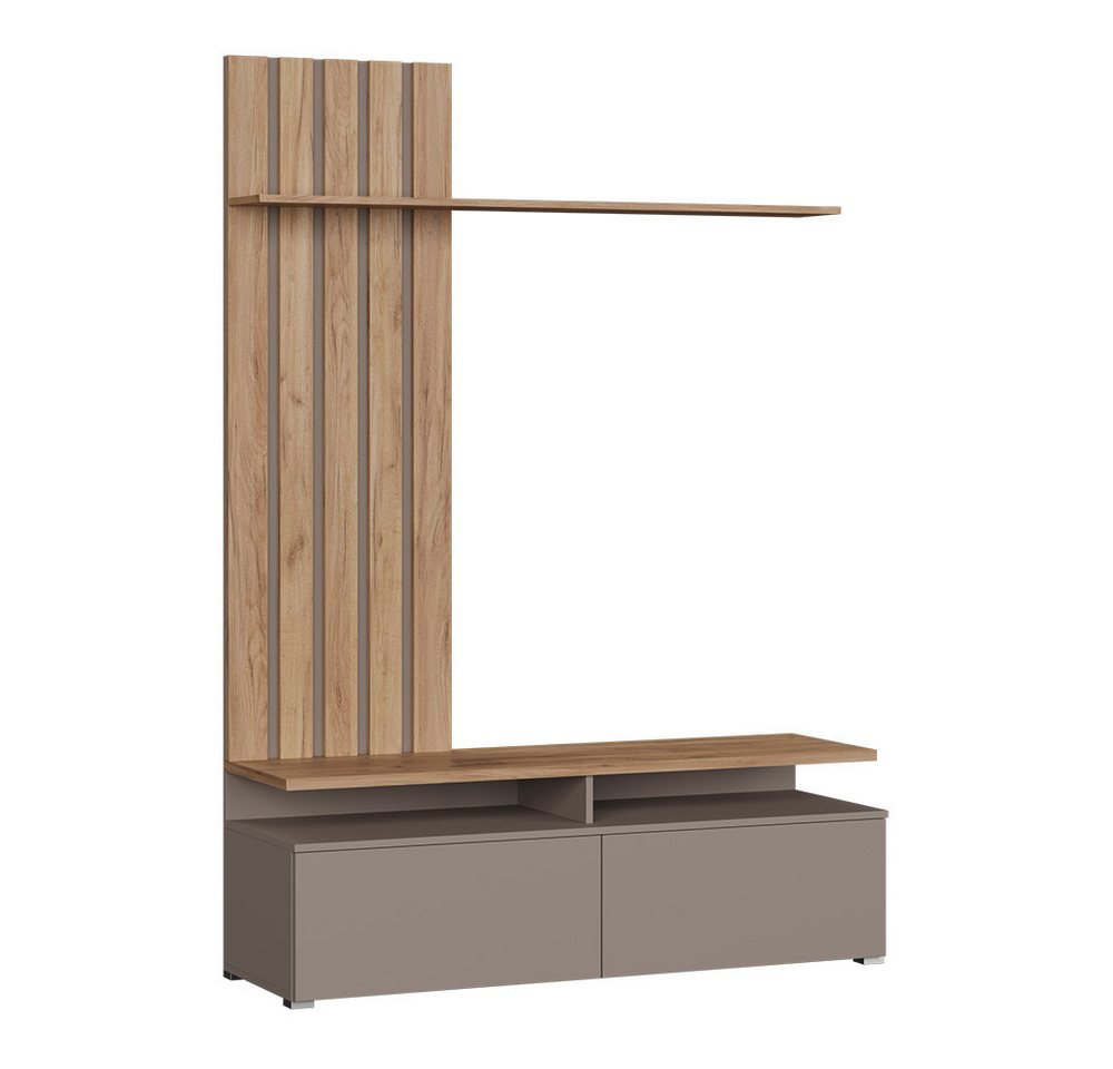 Vicco Wohnwand Harro, Goldkraft Eiche/Greige von Vicco