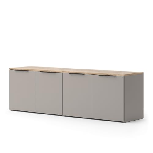 Vicco Wohnwand Wido, Greige, 2 Teile von Vicco