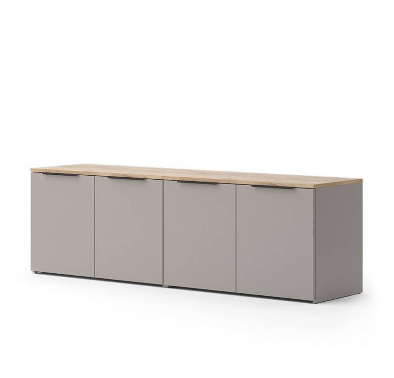 Vicco Wohnwand Wido, Greige/Sonoma, 2 Teile von Vicco