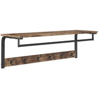 Wandgarderobe Fyrk, Eiche rustikal, 100 x 30 cm, Vicco Wandgarderobe Fyrk, Eiche rustikal, 100 x 30 cm, Vicco von Vicco