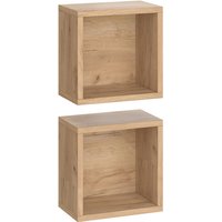 Badschrank Senyo, Goldkraft Eiche, 25 x 25 cm 2er Set Vicco von Vicco