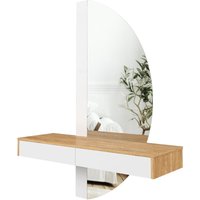 Schminktisch Melisa, Weiß, 120 cm mit LED Beleuchtung, Vicco von Vicco