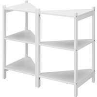 Vicco - Waschbeckenunterschrank Zeno, Weiß, 68 x 60.5 cm 2er Set von Vicco