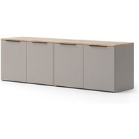 Wohnwand Wido, Greige, 2 Teile, Vicco von Vicco