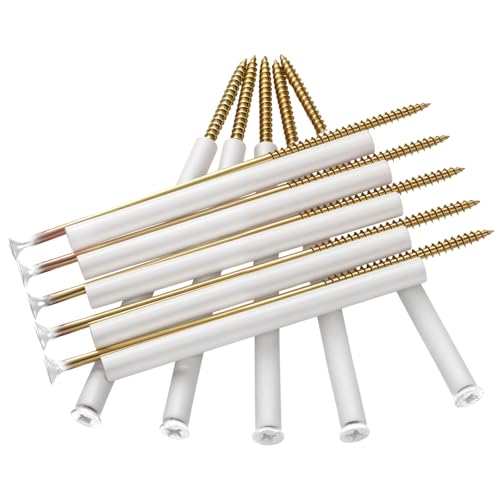 Vicenpal Dachrinnenschrauben mit 17,8 cm Kopf, 12,7 cm Kunststoffhülse, langlebige Dachrinnennägel und Spikes, einfach zu installieren, sichere Dachrinnenbefestigungen für durchhängende Dachrinnen und Vicenpal Dachrinnenschrauben mit 17,8 cm Kopf, 12,7 cm Kunststoffhülse, langlebige Dachrinnennägel und Spikes, einfach zu installieren, sichere Dachrinnenbefestigungen für durchhängende Dachrinnen und von Vicenpal