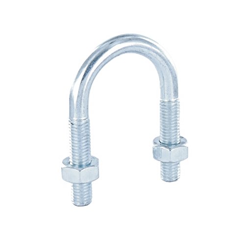 Rundstahlbügel DIN 3570 Form A Stahl verzinkt mit Muttern - DN 32 - A 46-1 1/4" von Vicien