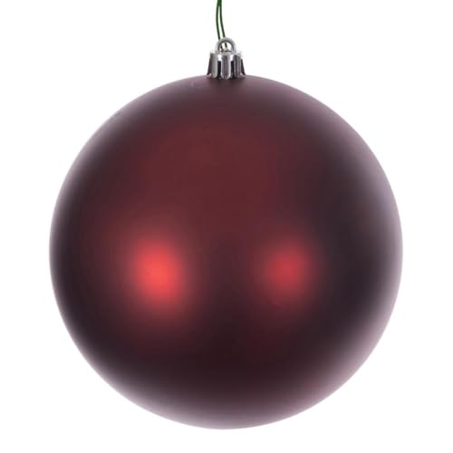 Vickerman 40 cm große, karminrote Matte Kugel-Ornament. Vickerman 40 cm große, karminrote Matte Kugel-Ornament. von Vickerman