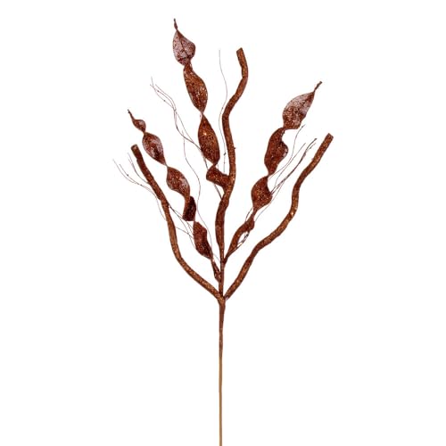 Vickerman 86,4 cm Kupfer-Multi-Spiral-Glitzer-Spray, 4 Stück pro Beutel. von Vickerman