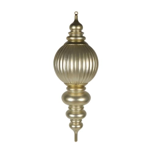Vickerman 88,9 cm Champagner UV Candy Stripe Endstück Dieses große Ornament verfügt über EIN Atemberaubendes Candy Apple Finish und ist UV-Zertifiziert für den Außenbereich. Es ist 88,9 cm hoch. Vickerman 88,9 cm Champagner UV Candy Stripe Endstück Dieses große Ornament verfügt über EIN Atemberaubendes Candy Apple Finish und ist UV-Zertifiziert für den Außenbereich. Es ist 88,9 cm hoch. von Vickerman