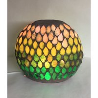 Buntes Glas Mosaik Top Akzent Licht von VickiAndersonStudio