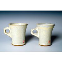 Handgemachte Keramiktasse, Einweihungsgeschenk, Gelbe Kaffeetasse, Teetassen von VickiFinkelCeramics