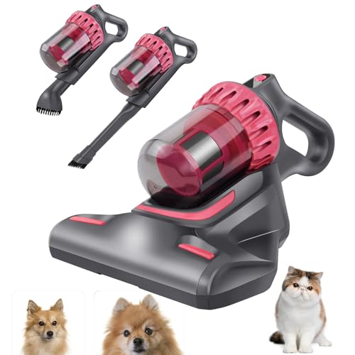 100W Milbensauger Für Matratzen, 10KPA Matratzenreiniger Milbensauger Mit UV Licht, Sofa Reiniger Hoover Milbensauger Bett-Staubsauger Und Matratzenreiniger Entfernt 99,9% Bakterien von VickyHome