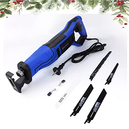 Elektro Säbelsäge Reciprosäge, Professionelle Knochensäge 900W Universalsäge Variable Geschwindigkeit zum Schneiden von Knochen Metall Holz Kunststoff, 5 Sägeblätter, 2800 U/min von VickyHome