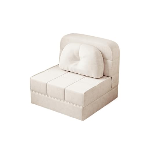 Sofa bed， Modernes Klappsofa, umwandelbarer Schlafsessel und Futon-Couch for kleine Räume ,Folding sofa bed(White,100cm) von Vickyliou