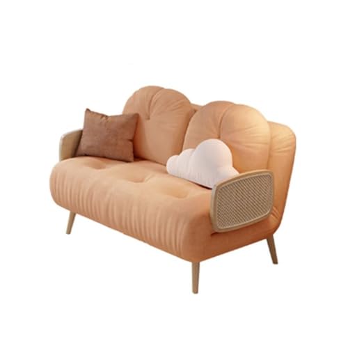 Sofa bed， Platzsparendes, klappbares Schlafsofa for Wohnzimmer und Gäste ,Folding sofa bed(Orange,120cm) von Vickyliou