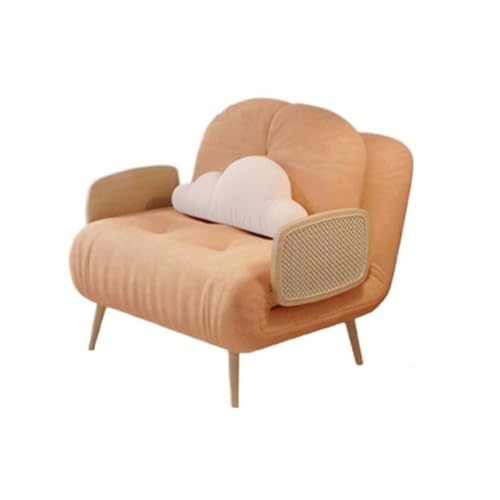 Sofa bed， Platzsparendes, klappbares Schlafsofa for Wohnzimmer und Gäste ,Folding sofa bed(Orange,75cm) von Vickyliou
