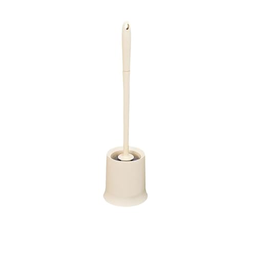 Toilet brush, Runde graue Toilettenbürste mit Bürstenkopf und Sockel, langer Griff, Toilettenschüssel-Bürstenhalter-Set, bodenstehende Toilettenbürste,Toilet brush and holder set von Vickyliou