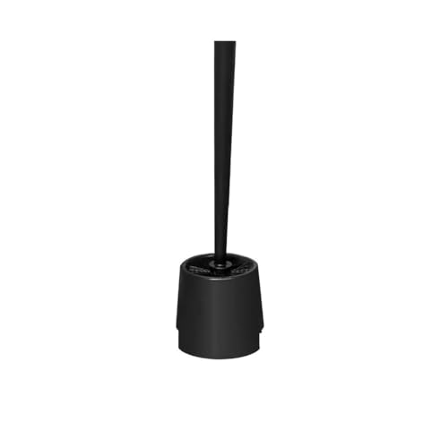 Toilet brush, Schwarzes rundes WC-Bürstenhalter-Set mit stabiler Basis, WC-Bürste, langer Kunststoffgriff, bodenstehende WC-Bürste,Toilet brush and holder set Toilet brush, Schwarzes rundes WC-Bürstenhalter-Set mit stabiler Basis, WC-Bürste, langer Kunststoffgriff, bodenstehende WC-Bürste,Toilet brush and holder set von Vickyliou