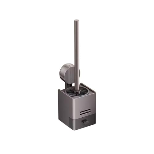 Toilet brush, Toilettenbürstenhalter mit Saugnapf – Ablassen und Aufbewahren, platzsparendes Gestell,Toilet brush and holder set von Vickyliou