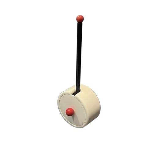 Toilet brush, Wandmontierte Kunststoff-Toilettenbürste for Badezimmer, Edelstahl-Toilettenbürste mit langem Griff, abnehmbare Basis-Toilettenbürste,Toilet brush and holder set von Vickyliou