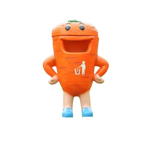 Trash can with lid, Cartoon-Mülleimer aus Fiberglas – Dekorativer for den Außenbereich for malerische Orte und gewerbliche Nutzung,Outdoor Trash can von Vickyliou