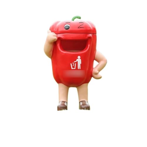Trash can with lid, Cartoon-Mülleimer aus Fiberglas – Dekorativer for den Außenbereich for malerische Orte und gewerbliche Nutzung,Outdoor Trash can von Vickyliou