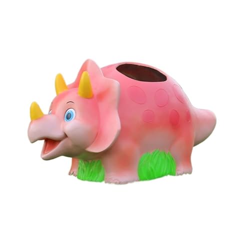 Trash can with lid, Triceratops-Mülleimer - Großraum-Obstschalenbehälter for den Außenbereich, dekorativer for malerische Bereiche,Outdoor Trash can von Vickyliou