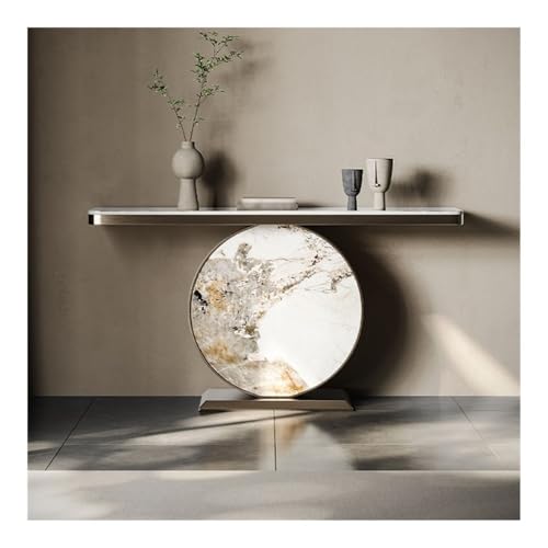 Vickyliou Entrance Table, 35,4" moderner Eingangstisch mit Sensorlicht, Konsole aus Kunstmarmor,Console Table with Storage Vickyliou Entrance Table, 35,4" moderner Eingangstisch mit Sensorlicht, Konsole aus Kunstmarmor,Console Table with Storage von Vickyliou