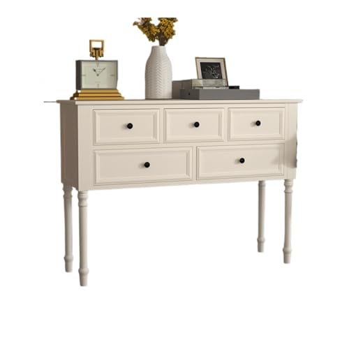 Vickyliou Entrance Table， Eingangsschrank mit Schubladen zur Aufbewahrung im Schlafzimmer/Wohnzimmer/Flur,Console Table with Storage(Beige) von Vickyliou