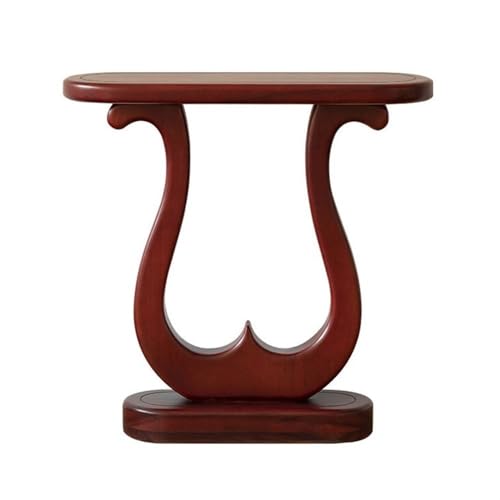 Vickyliou Entrance Table， Moderner Konsolentisch aus Massivholz im chinesischen Stil for Eingangsbereich und Wohnzimmer,Console Table with Storage(Red,M) von Vickyliou