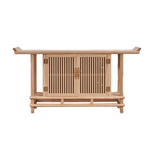 Vickyliou Entrance Table， Rustikaler Konsolentisch aus Holz mit Stauraum, 47,2" schmaler Sofatisch for den Eingangsbereich,Console Table with Storage von Vickyliou