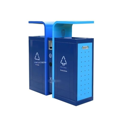 Vickyliou Trash can with lid, Mülleimer for den Außenbereich – Großraum-Mülleimer for die gemeinschaftliche Mülltrennung,Outdoor trash can von Vickyliou