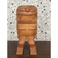 Vintage Holz Azteken Tiki Figur von VickysVintageVenue