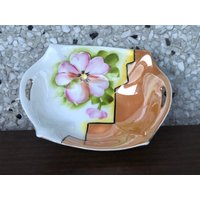 Wunderschöne Irisierende Noritake-Blumenschale Mit Glänzendem Finish von VickysVintageVenue