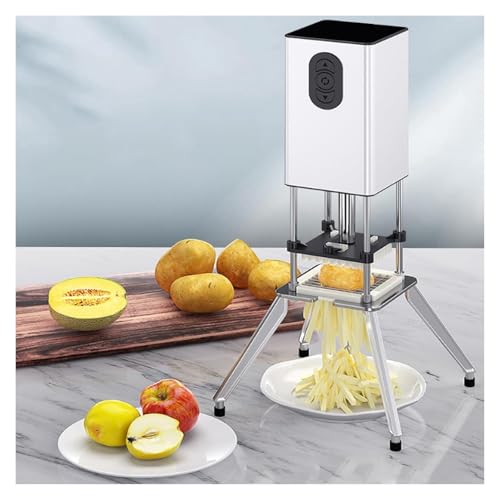 Vickyyy Schneiden Sie einfach perfekte Pommes Frites mit unserem vertikalen Balkenschneider – Kartoffelschneider aus Edelstahl mit 200 W für Gewerbe und Haushalt, Grau Vickyyy Schneiden Sie einfach perfekte Pommes Frites mit unserem vertikalen Balkenschneider – Kartoffelschneider aus Edelstahl mit 200 W für Gewerbe und Haushalt, Grau von Vickyyy